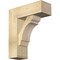 Ekena Millwork Olympic Block Rough Sawn Bracket w/ Offset Brace, Douglas Fir, 8"W x 22"D x 26"H BKT0806X22X26OLY05RDF - alternate 1
